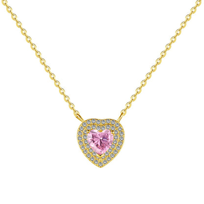 [CharmAries]Exquisite Heart Shape Necklace