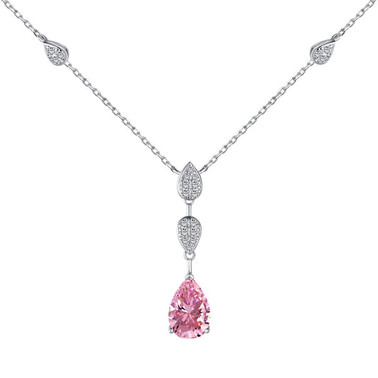 [CharmAries]Dazzling Pear Cut Necklace