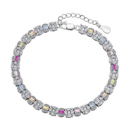 [CharmAries]Dazzling Radiant Multi Cut Daily Bracelet