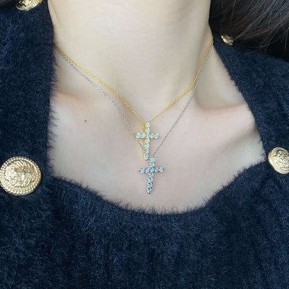 [CharmAries]Unique Cross Shape Necklace