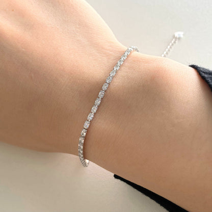 [CharmAries]Elegant Emerald Cut Daily Bracelet