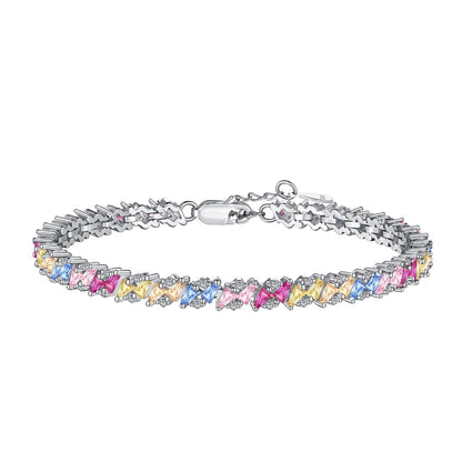 [CharmAries]Ornate Sparkling Multi Cut Party Bracelet