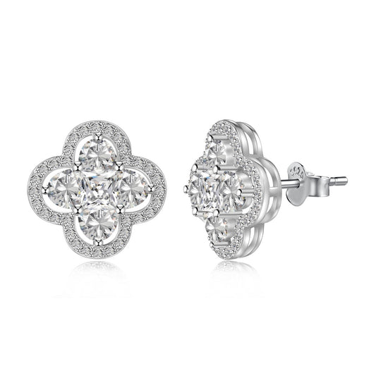 [CharmAries]Lucky Four-Leaf Clover Exquisite Earrings