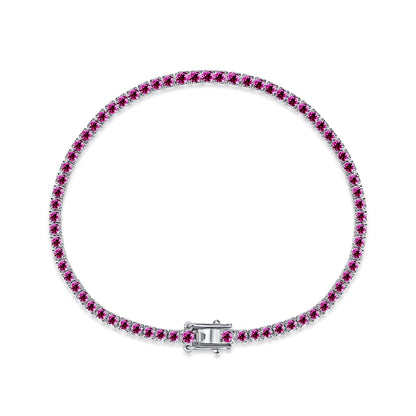 [CharmAries]Dazzling Colorful Round Cut Daily Bracelet