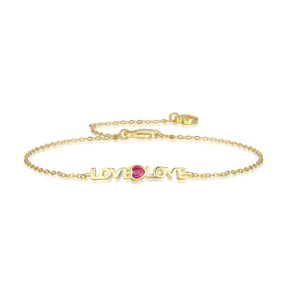 [CharmAries]Romantic Heart Shape Lover Bracelet