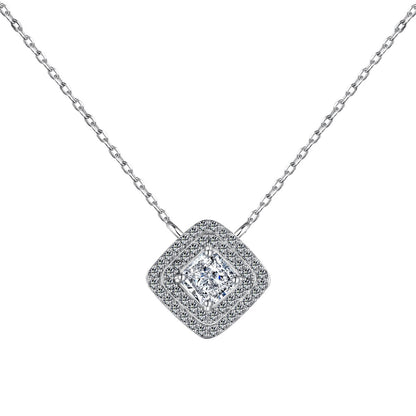 [CharmAries]Sparkling Asscher Cut Necklace