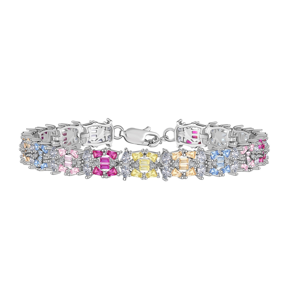 [CharmAries]Delicate Colorful Multi Cut Party Bracelet