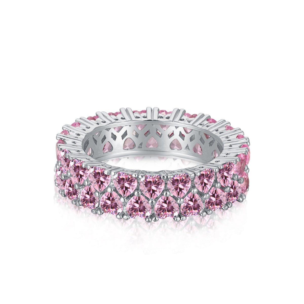 [CharmAries]Sparkling Full Heart Ring