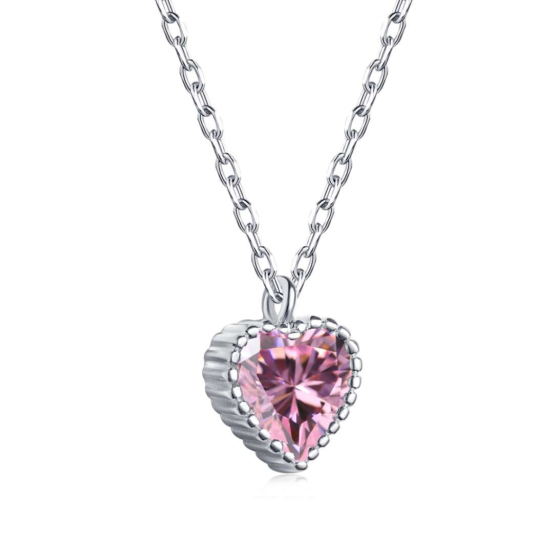 [CharmAries]Ornate Heart Shape Necklace