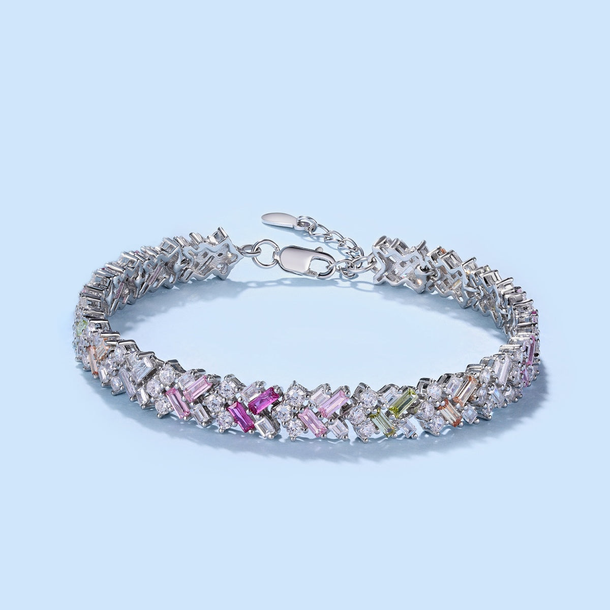 [CharmAries]Dazzling Unique Multi Shape Daily Bracelet