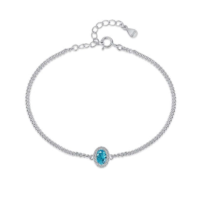 [CharmAries]Exquisite Oval Shape Bracelet