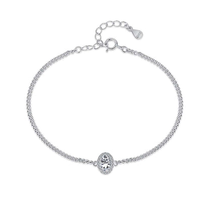 [CharmAries]Exquisite Oval Shape Bracelet