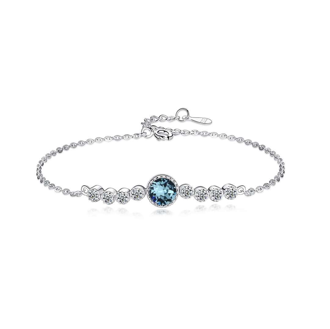 [CharmAries]Luxurious Heart Of The Ocean Bracelet