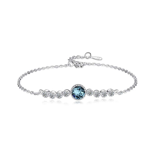 [CharmAries]Luxurious Heart Of The Ocean Bracelet