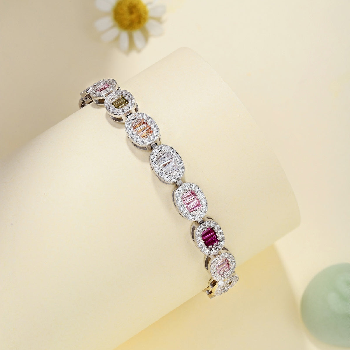 [CharmAries]Exquisite Ornate Emerald Cut Daily Bracelet