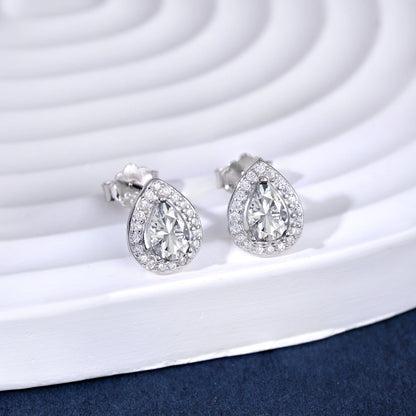 [CharmAries]Luxurious Water Drop Shape Earrings