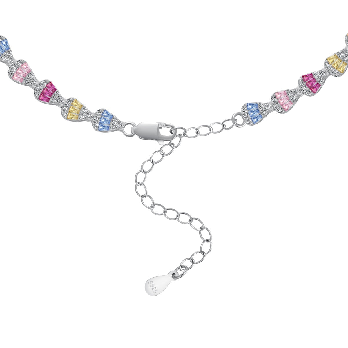 [CharmAries]Radiant Colorful Rainbow Necklace