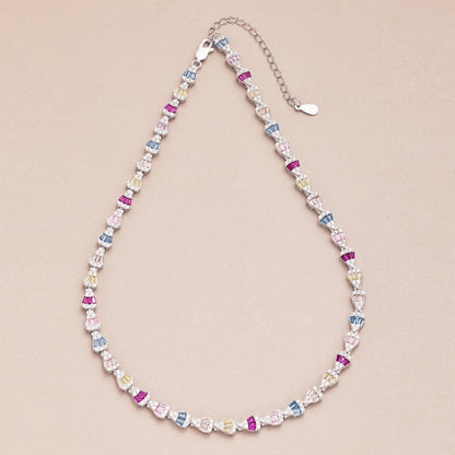 [CharmAries]Radiant Colorful Rainbow Necklace