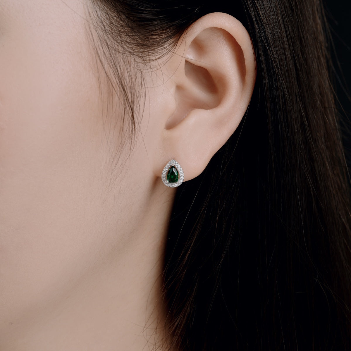 [CharmAries]Luxurious Water Drop Shape Earrings