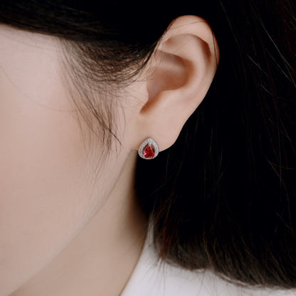 [CharmAries]Luxurious Water Drop Shape Earrings