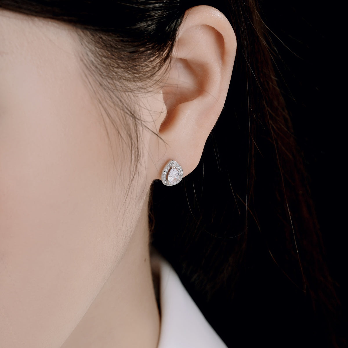 [CharmAries]Luxurious Water Drop Shape Earrings