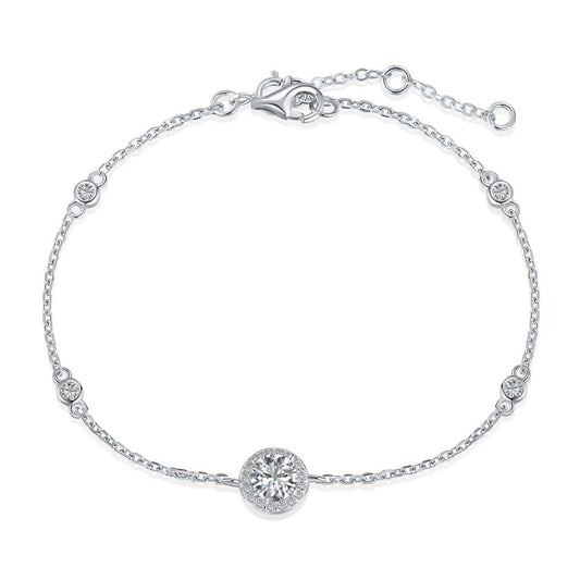 [CharmAries]Dazzling Round Cut Shape Bracelet