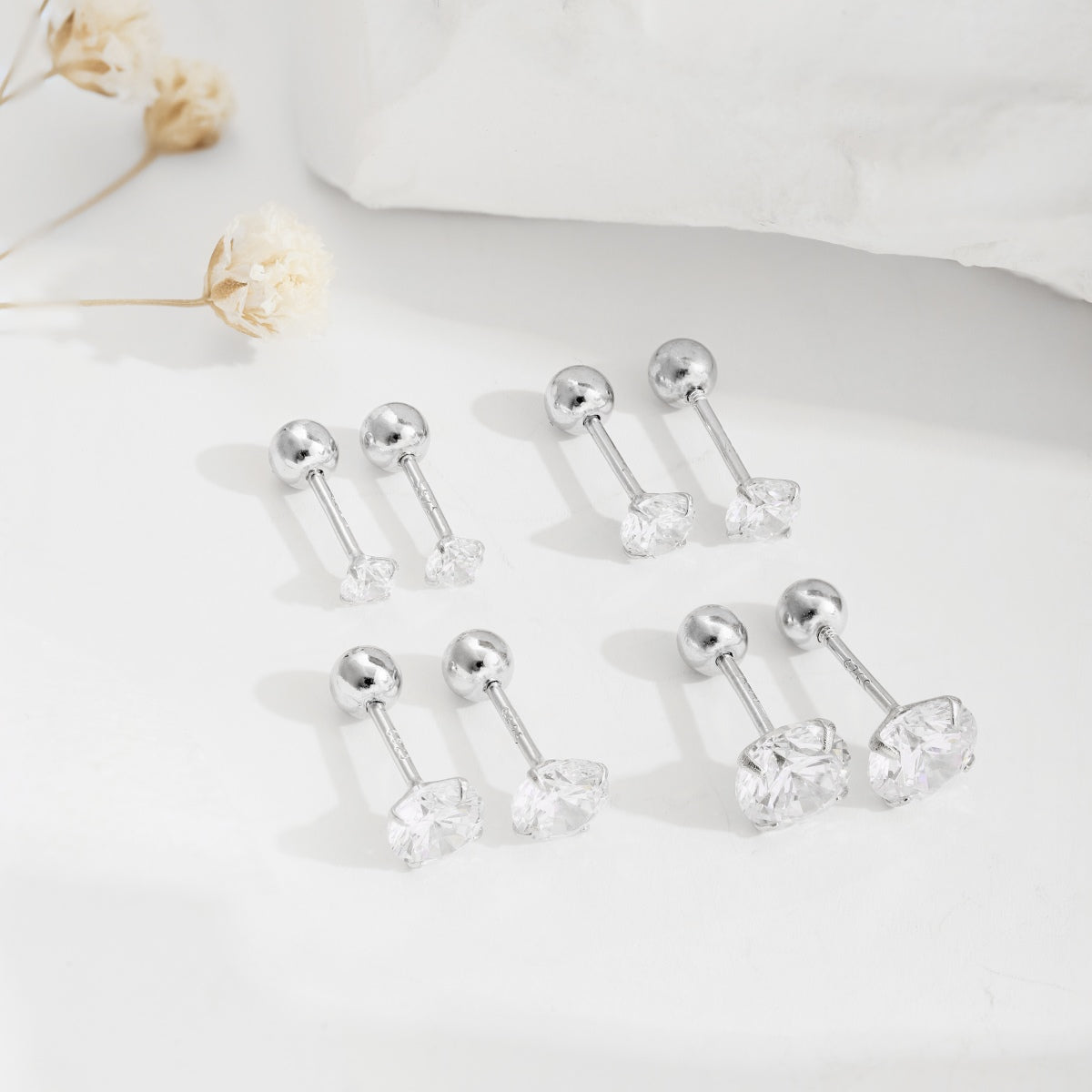 [CharmAries]Unique U-Shaped Ear Bone Earrings