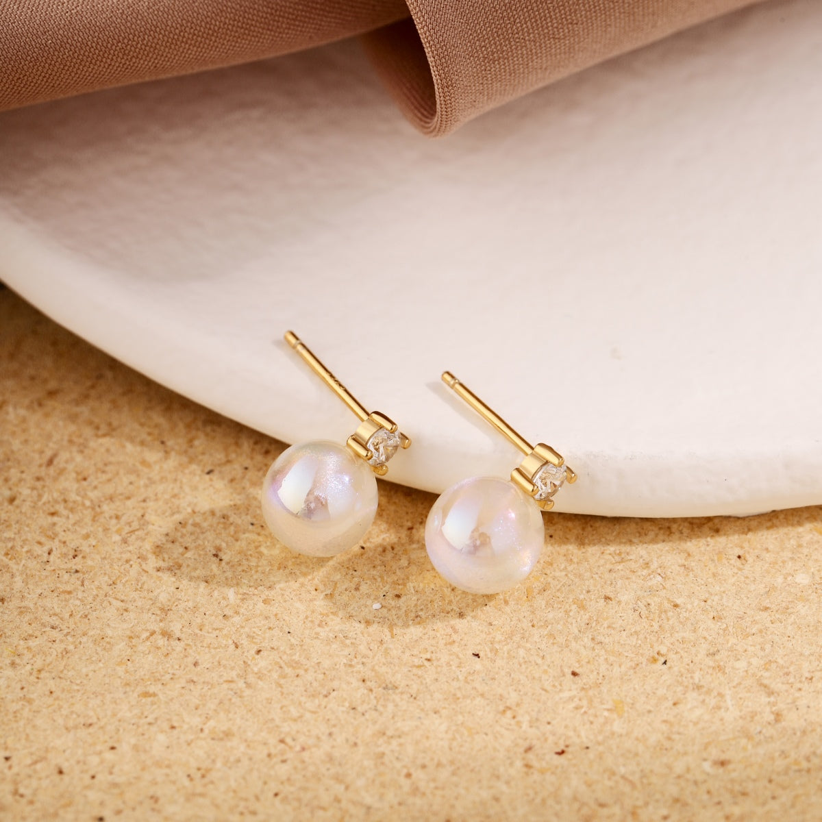 [CharmAries]Symphony Mermaid Pearl Earrings