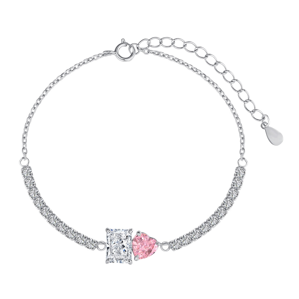 [CharmAries]Dazzling Unique Multi Shape Lover Bracelet