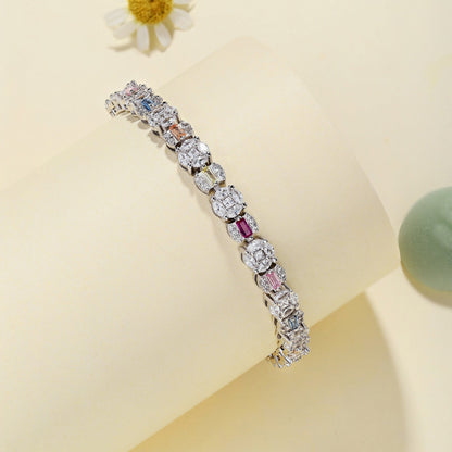 [CharmAries]Dazzling Radiant Multi Cut Daily Bracelet