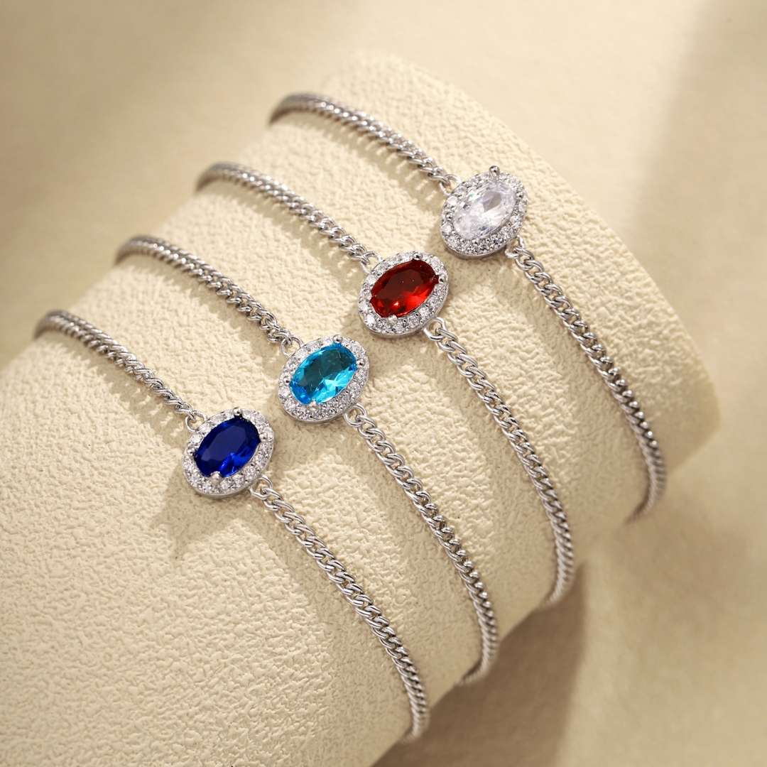 [CharmAries]Exquisite Oval Shape Bracelet