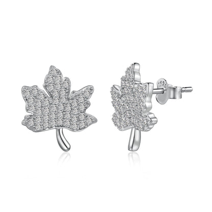 [CharmAries]Exquisite Maple Leaf Design Earrings