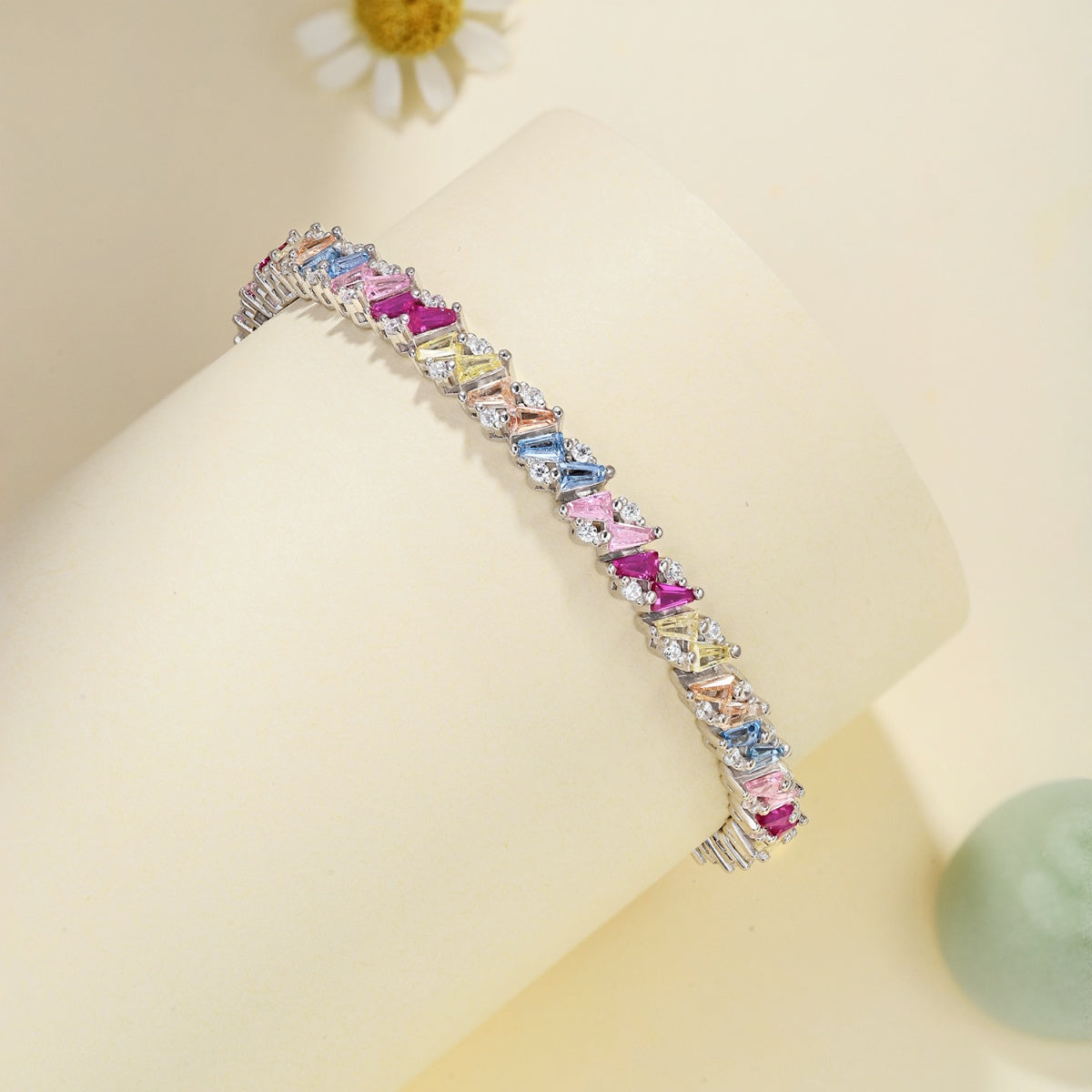 [CharmAries]Ornate Sparkling Multi Cut Party Bracelet