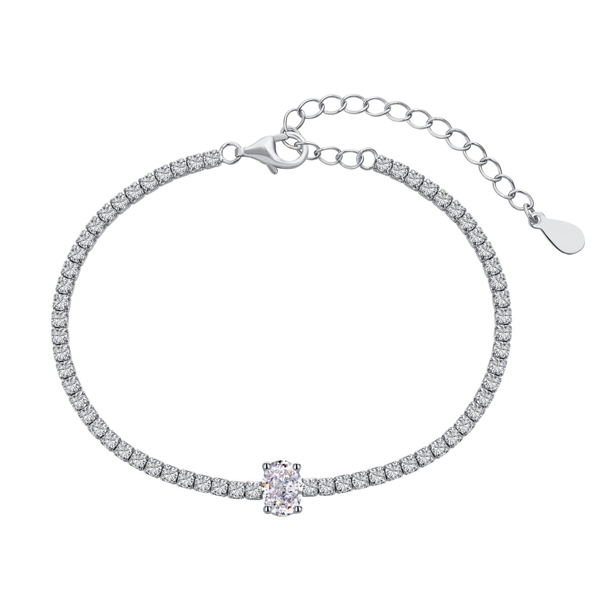 [CharmAries]0.75 Carat Exquisite Oval Cut Daily Bracelet