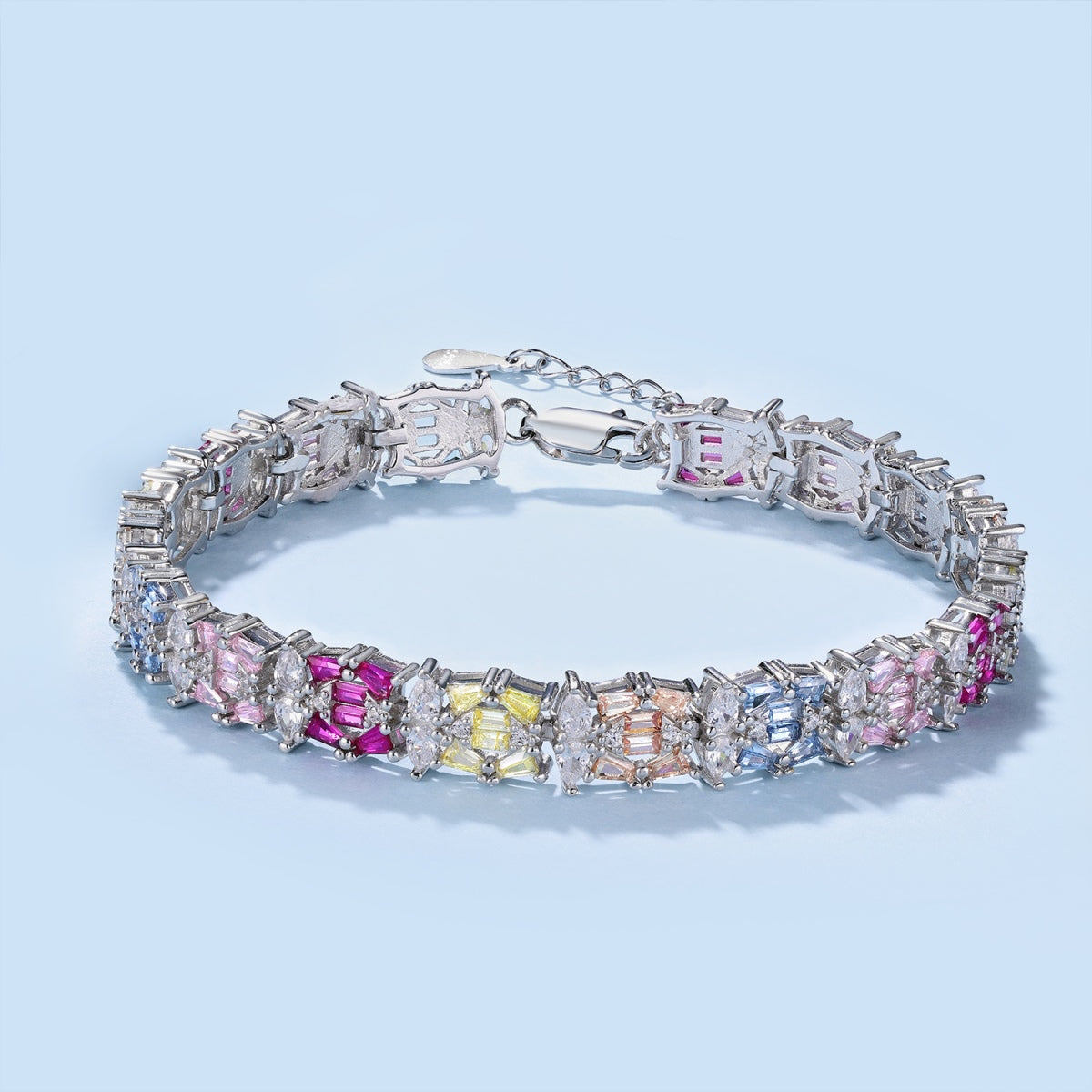 [CharmAries]Delicate Colorful Multi Cut Party Bracelet