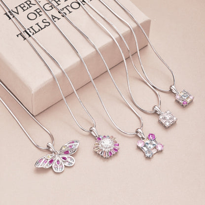 [CharmAries]Charming Flower Colorful Necklace