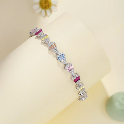 [CharmAries]Radiant Water Drop Shape Daily Bracelet