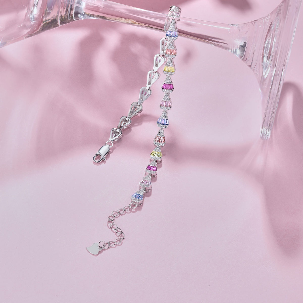 [CharmAries]Radiant Water Drop Shape Daily Bracelet