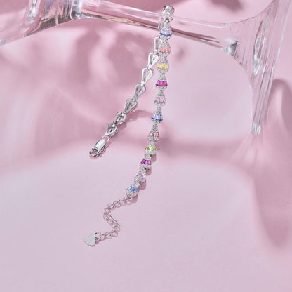 [CharmAries]Radiant Water Drop Shape Daily Bracelet