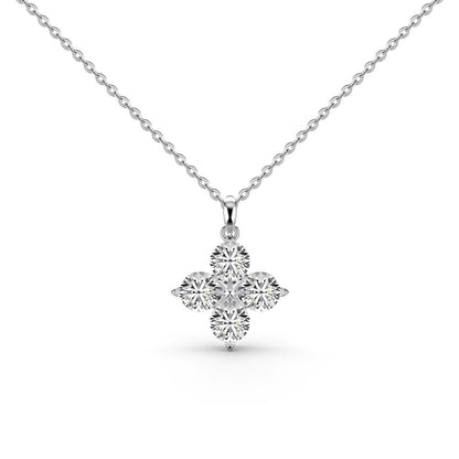 [CharmAries]Four-Leaf Clover And Eight-Pointed Star Necklace