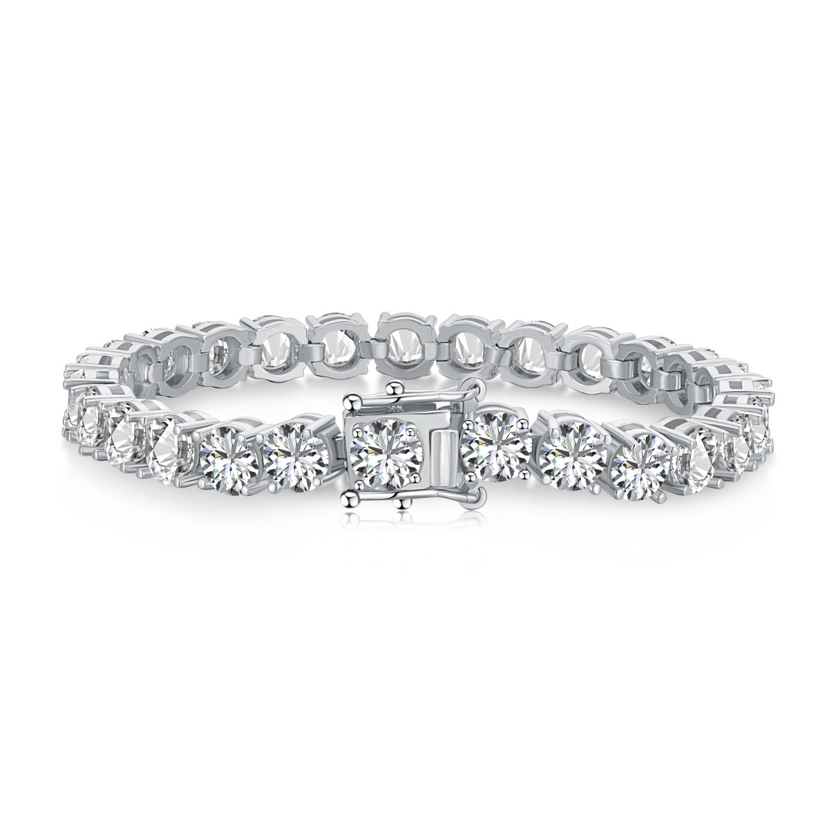 [CharmAries]0.75 Carat Dazzling Round Cut Wedding Bracelet