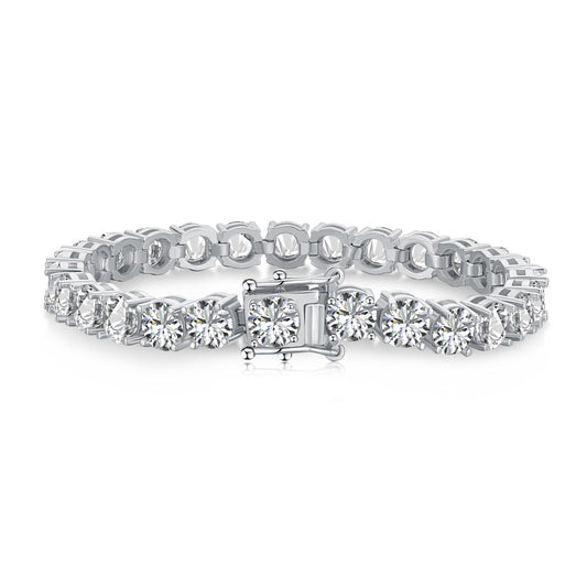 [CharmAries]0.75 Carat Dazzling Round Cut Wedding Bracelet