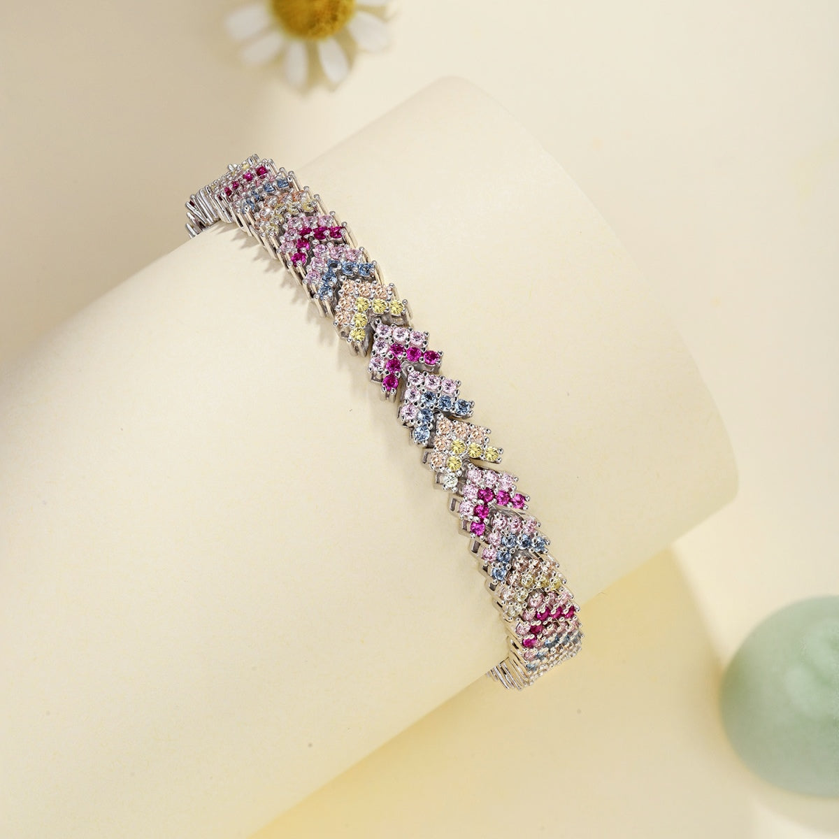 [CharmAries]Ornate Sparkling Round Cut Party Bracelet