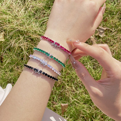 [CharmAries]Radiant Colorful Round Cut Party Bracelet