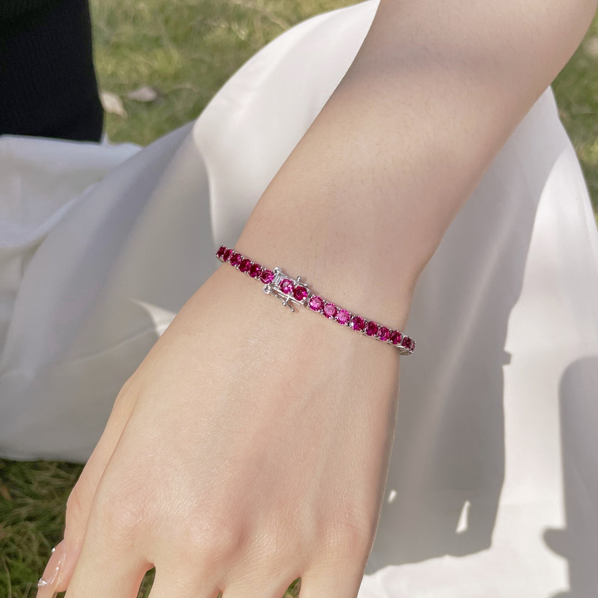 [CharmAries]Radiant Colorful Round Cut Party Bracelet