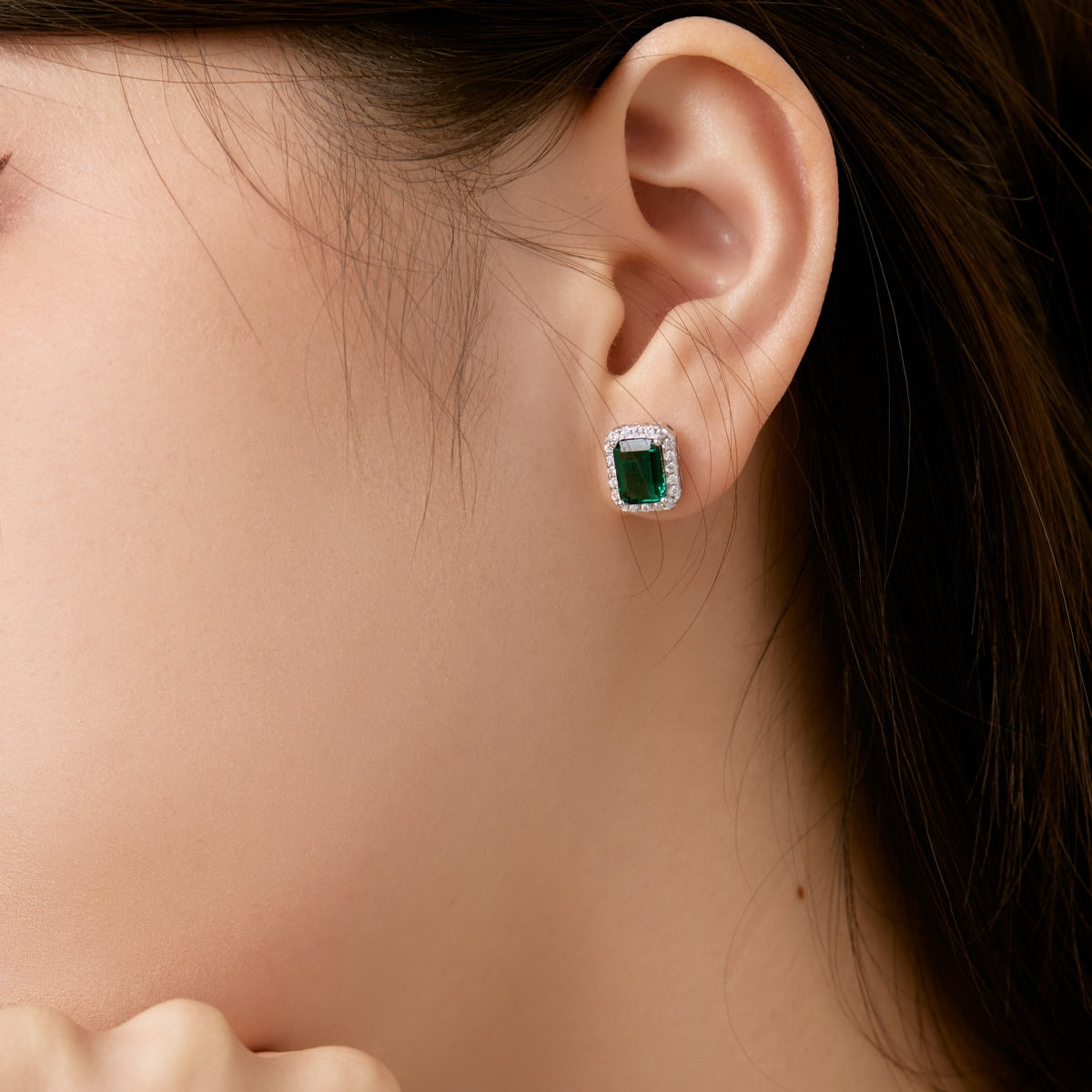 [CharmAries]Luxurious Dainty Emerald Cut Banquet Earrings