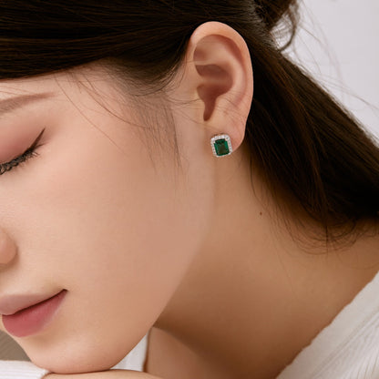 [CharmAries]Luxurious Dainty Emerald Cut Banquet Earrings