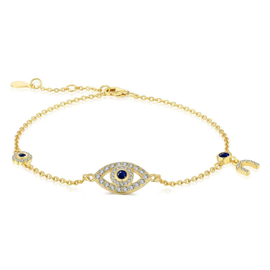 [CharmAries]Dainty Eye Shape Necklace