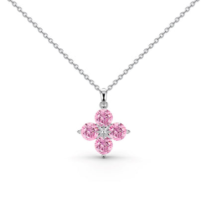 [CharmAries]Four-Leaf Clover And Eight-Pointed Star Necklace