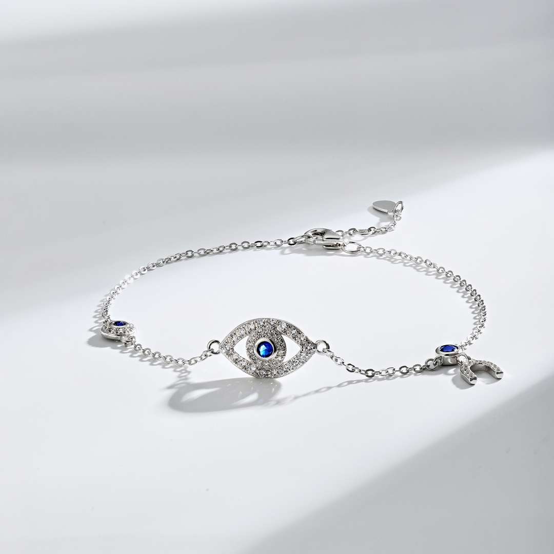 [CharmAries]Dainty Eye Shape Necklace